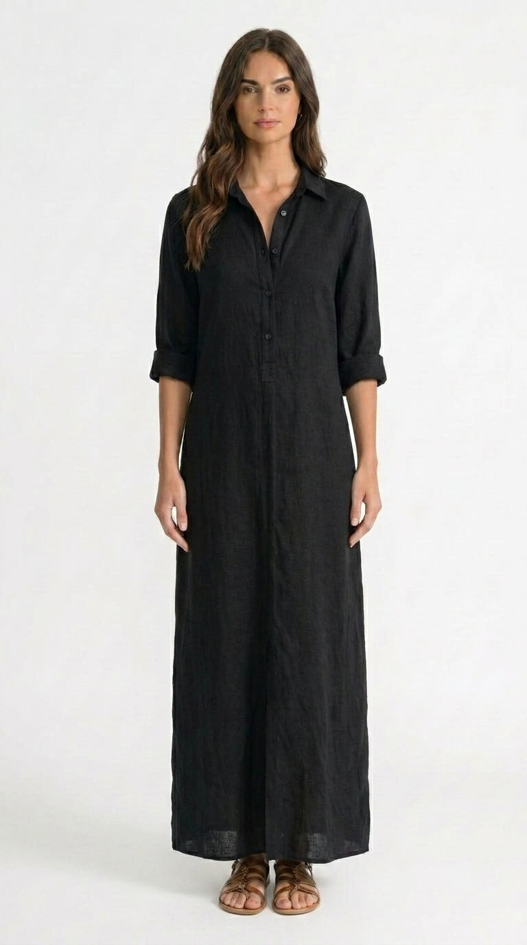 Soline - Vestido Maxi Refinado