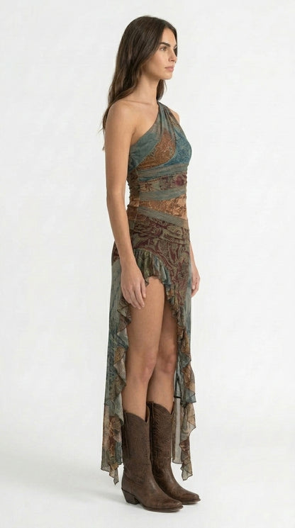Leila - Vestido Largo Sofisticado
