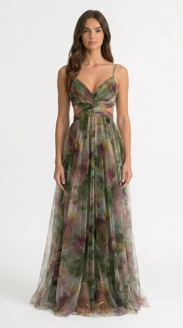 Bianca - Vestido Maxi Floral