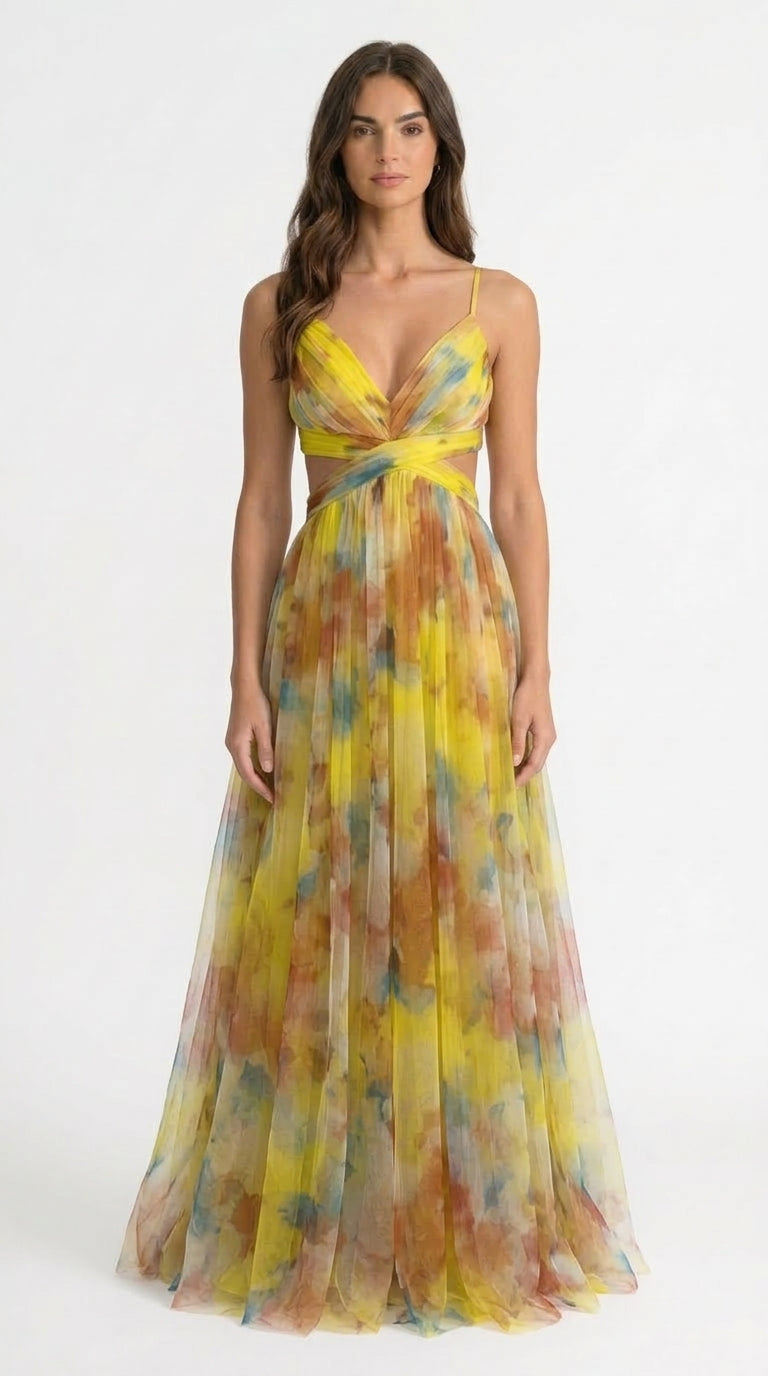 Bianca - Vestido Maxi Floral