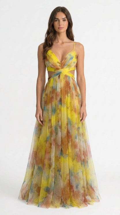 Bianca - Vestido Maxi Floral