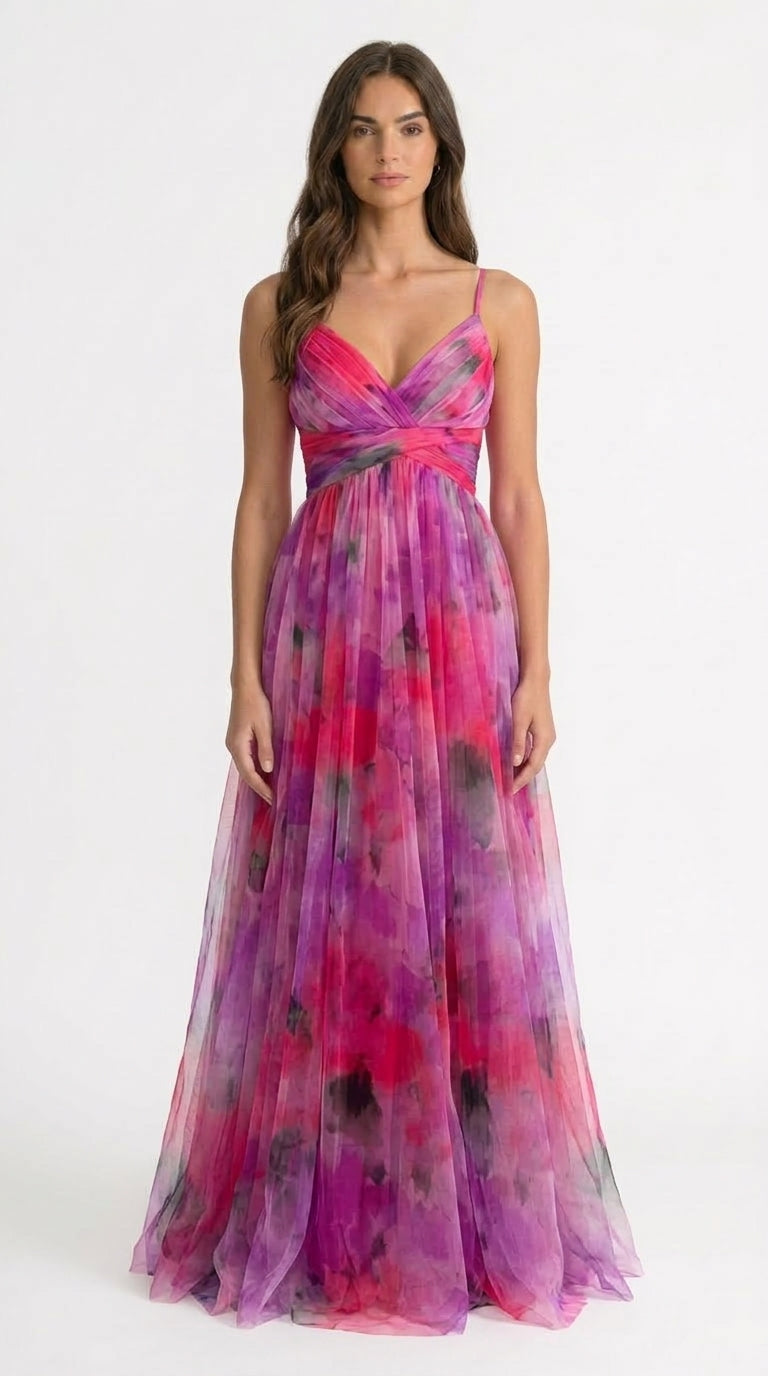 Bianca - Vestido Maxi Floral