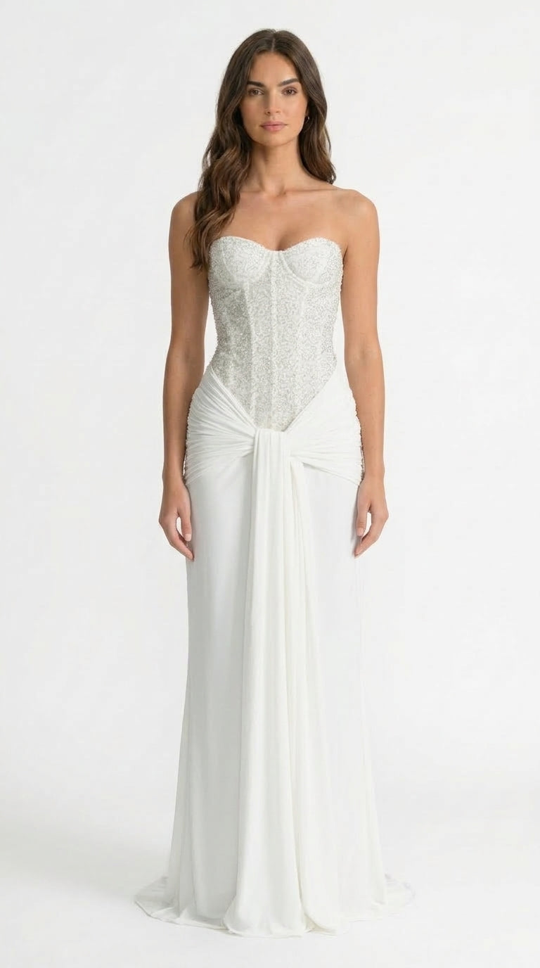 Carina - Vestido Maxi Couture