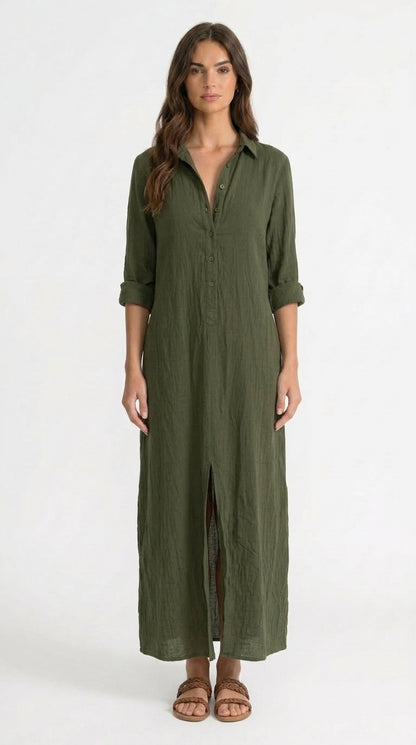 Soline - Vestido Maxi Refinado