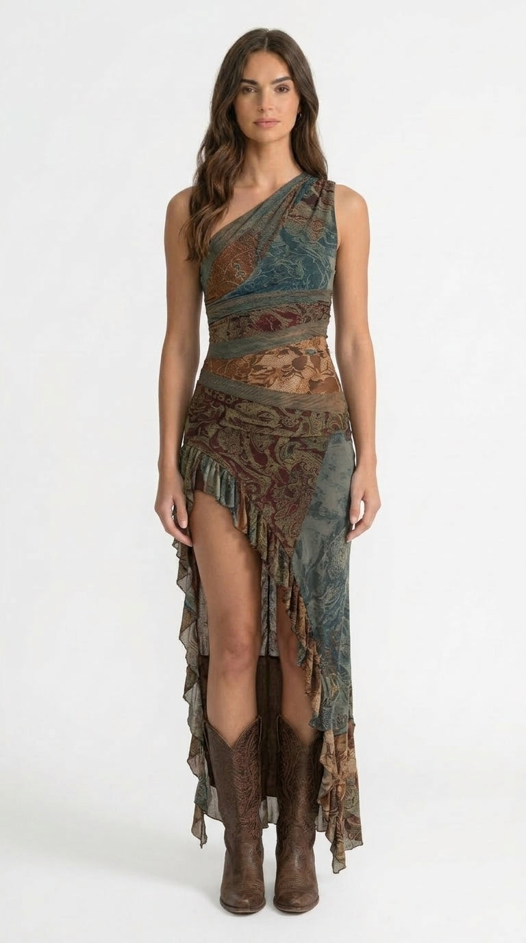 Leila - Vestido Largo Sofisticado